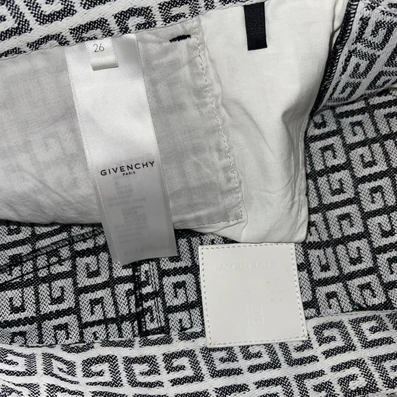 Givenchy Women's Size 26 Denim Jacquard Short EUC $990 - Picture 11 of 13